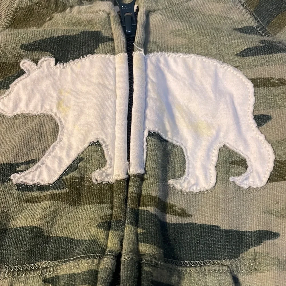 Hatley Heritage Camo fleece Bodysuit